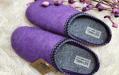 Szymel felt slippers